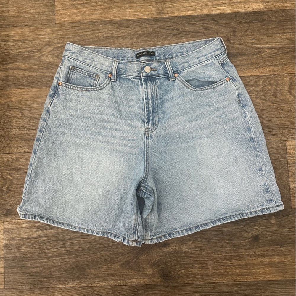 Sincerely Jules Light Blue High waist Jean Shorts Size 13 / 31